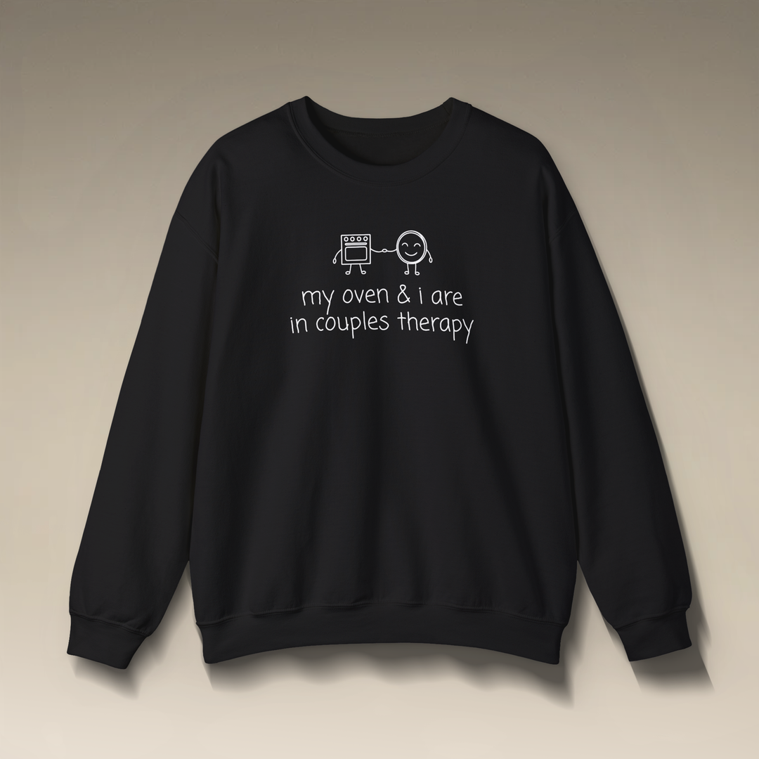 Couples Therapy With Oven Crewneck Sweatshirt
