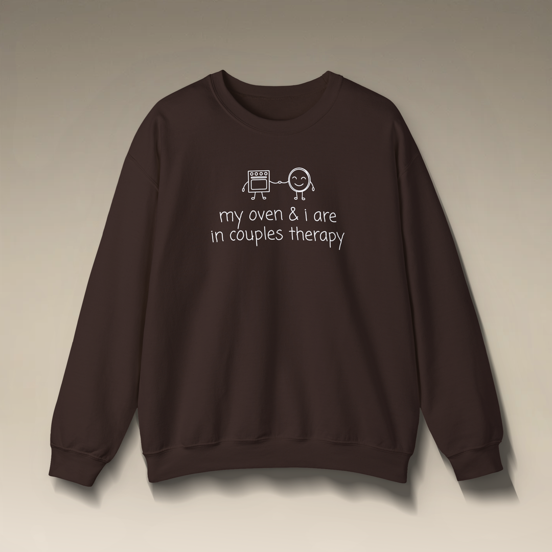 Couples Therapy With Oven Crewneck Sweatshirt