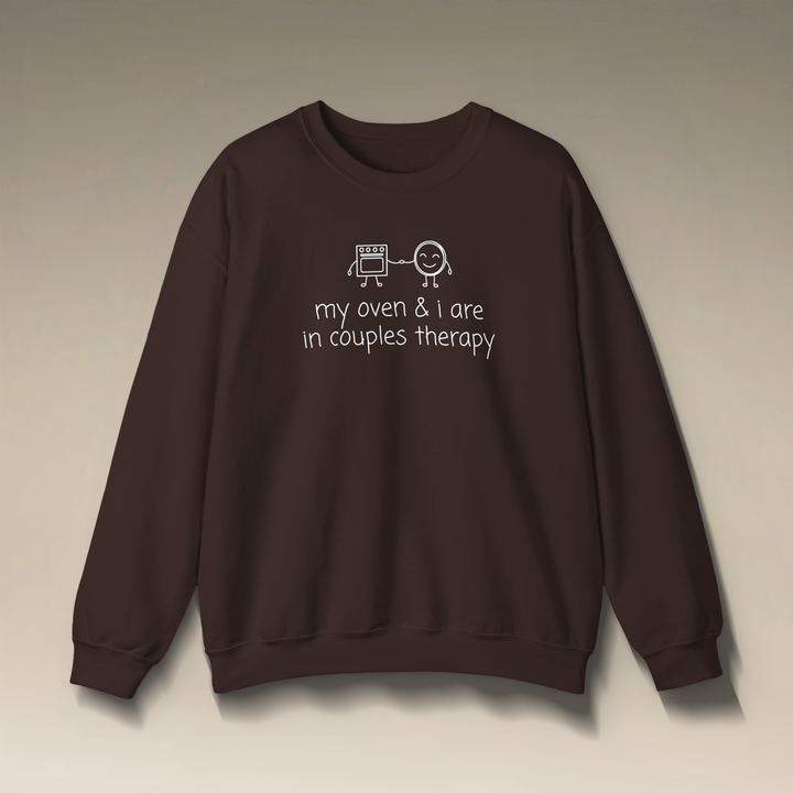 Couples Therapy With Oven Crewneck Sweatshirt
