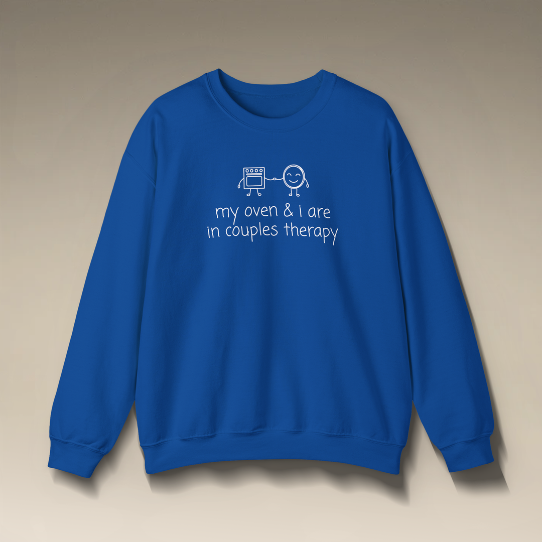 Couples Therapy With Oven Crewneck Sweatshirt