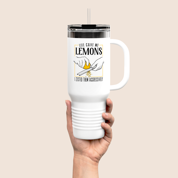 Life Gave Me Lemons 40oz Insulated Tumbler