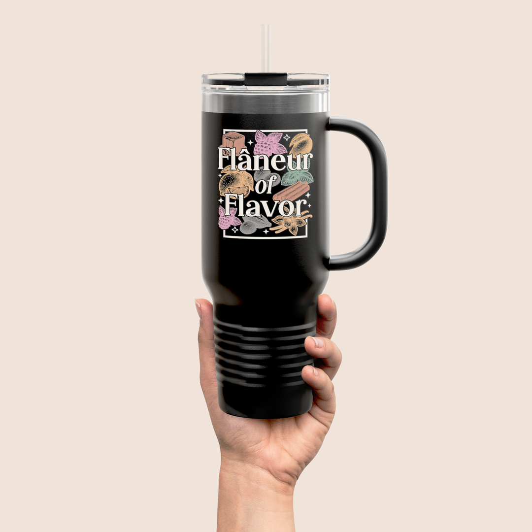 Flâneur of Flavor 40oz Insulated Tumbler