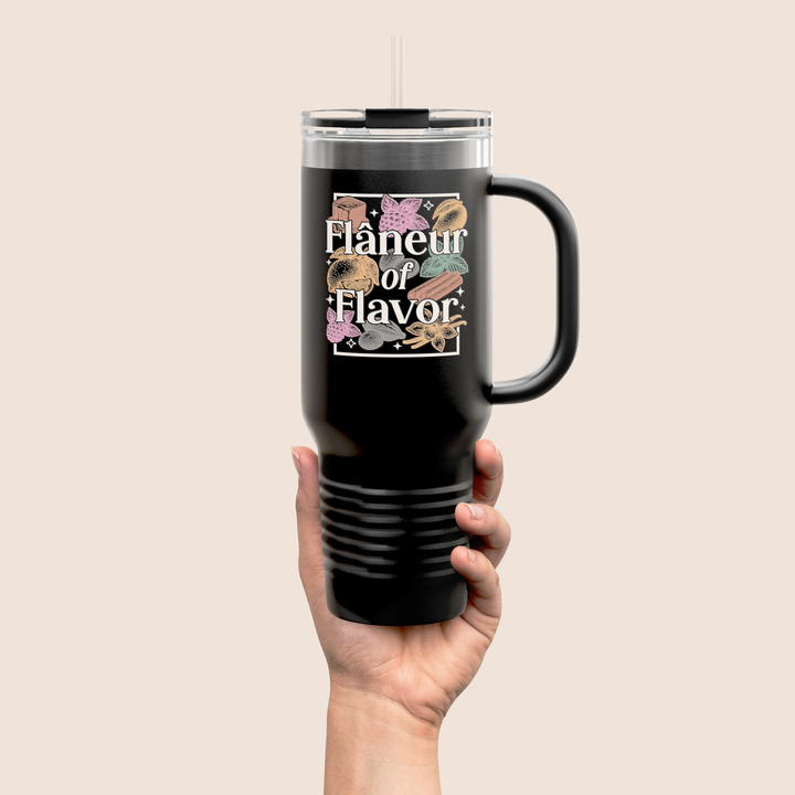 Flâneur of Flavor 40oz Insulated Tumbler