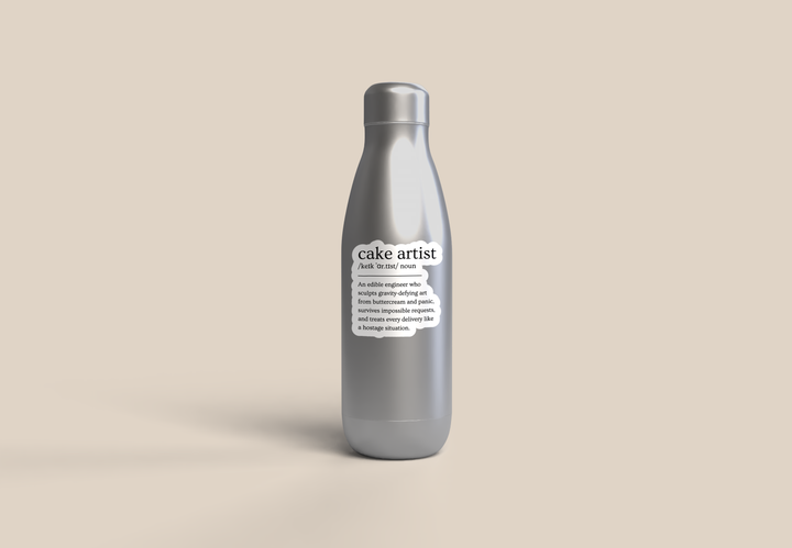 Cake Artist Definition Vinyl Sticker