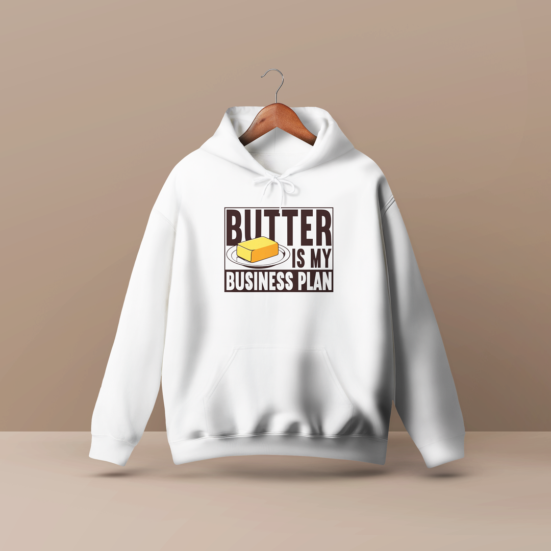 Butter Is My Business Plan Heavy Blend Hoodie