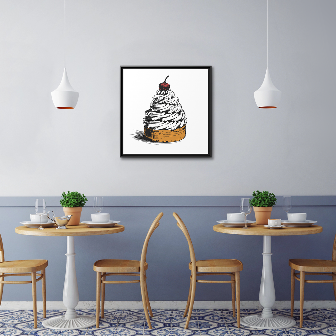 Mont Blanc Framed Canvas