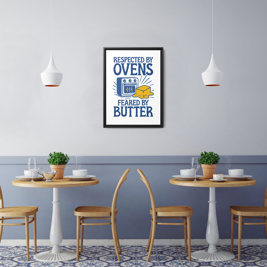Feared by Butter Framed Canvas