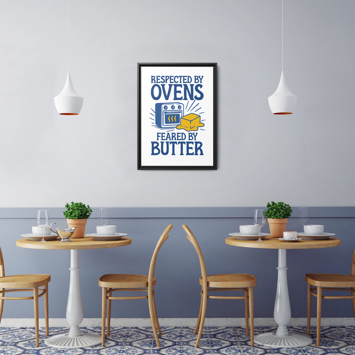 Feared by Butter Framed Canvas