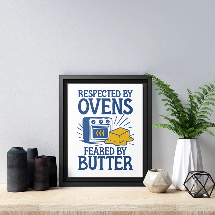 Feared by Butter Framed Canvas