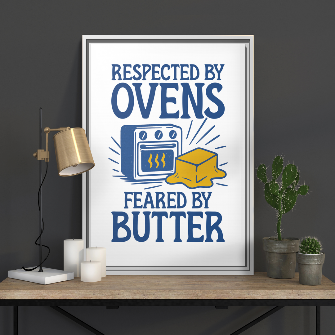 Feared by Butter Framed Canvas