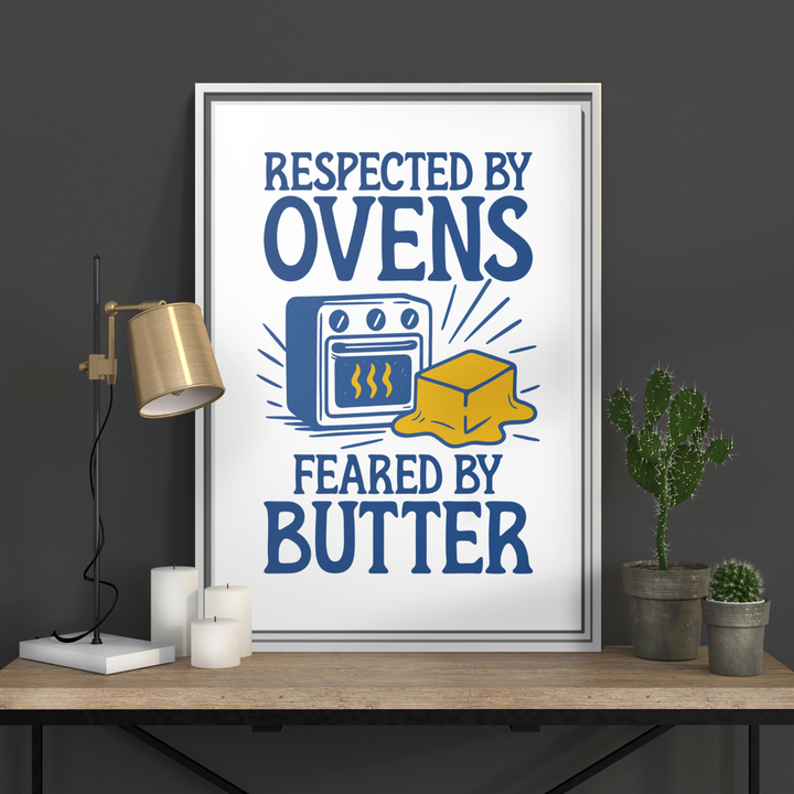 Feared by Butter Framed Canvas