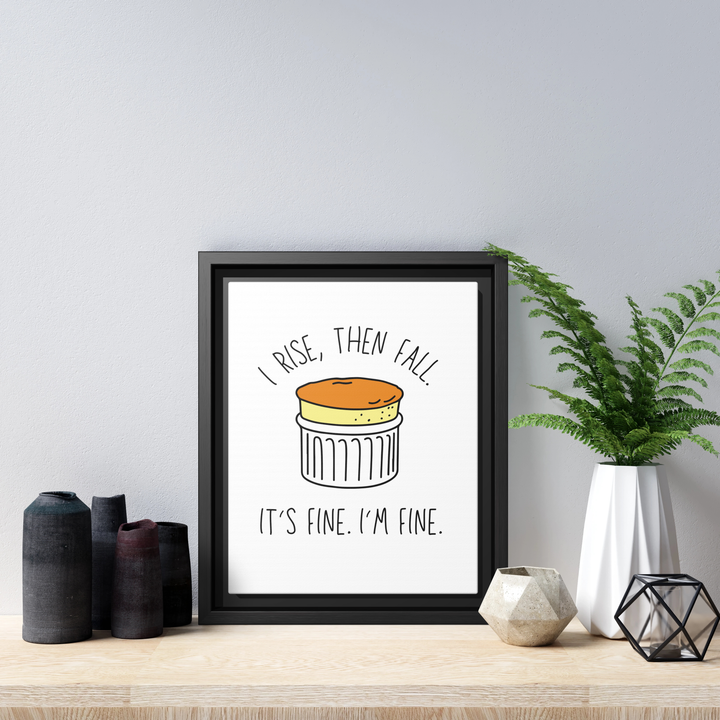 Souffle State of Mind Framed Canvas