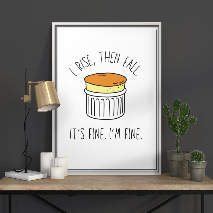 Souffle State of Mind Framed Canvas