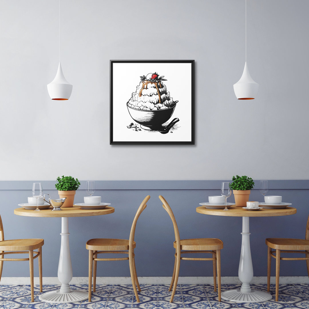 Bingsu Framed Canvas