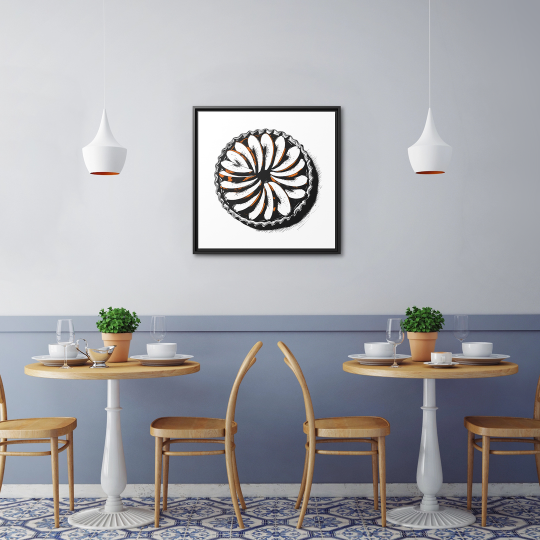 Tarte Tatin Framed Canvas