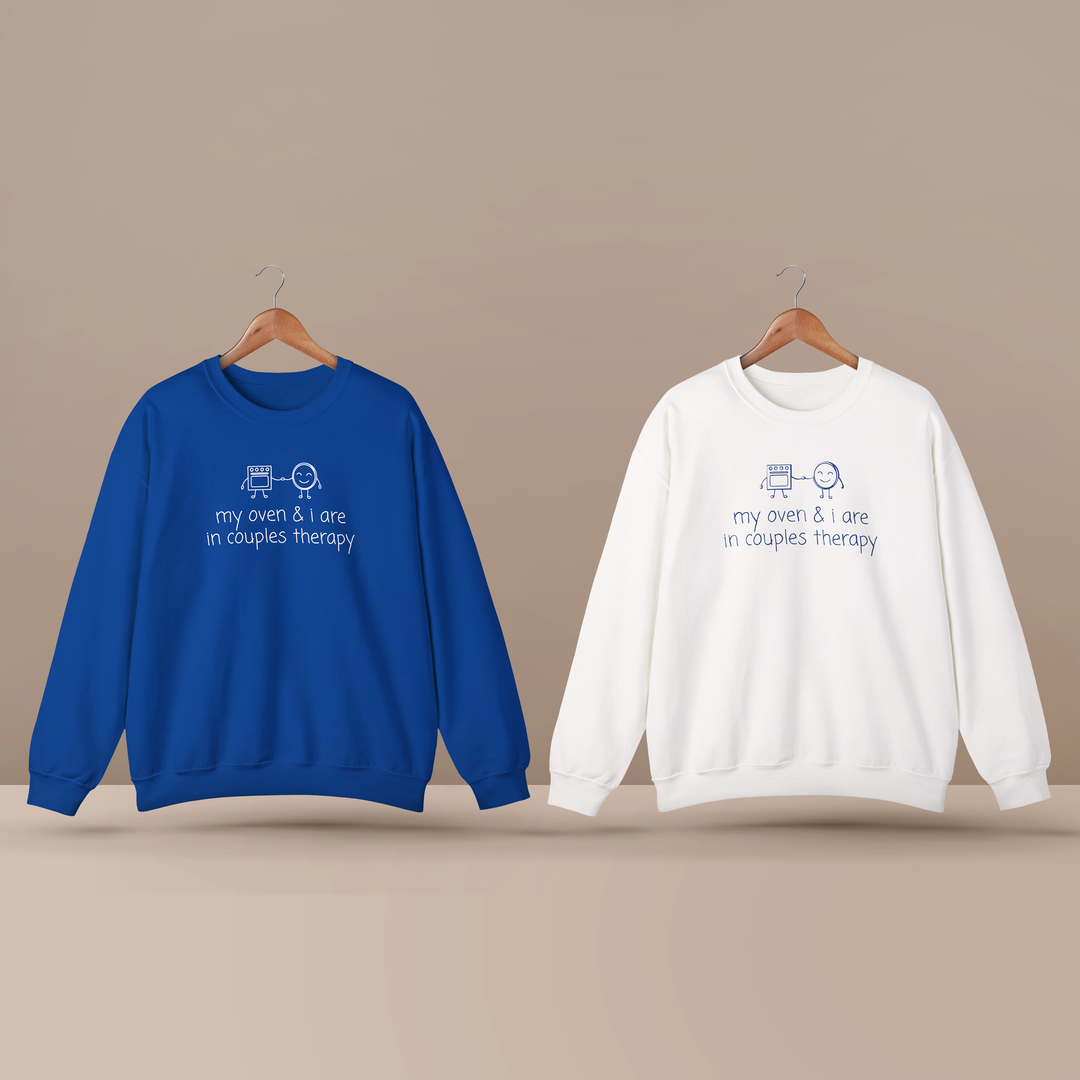 Couples Therapy With Oven Crewneck Sweatshirt
