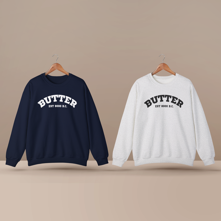 Butter Est. 8000 B.C. Crewneck Sweatshirt
