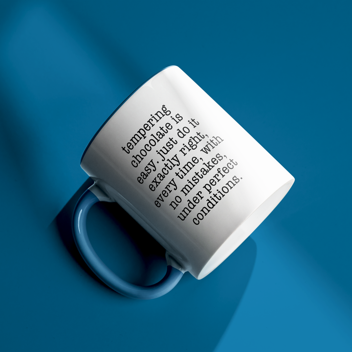 Tempering is Easy Color Accent Mug