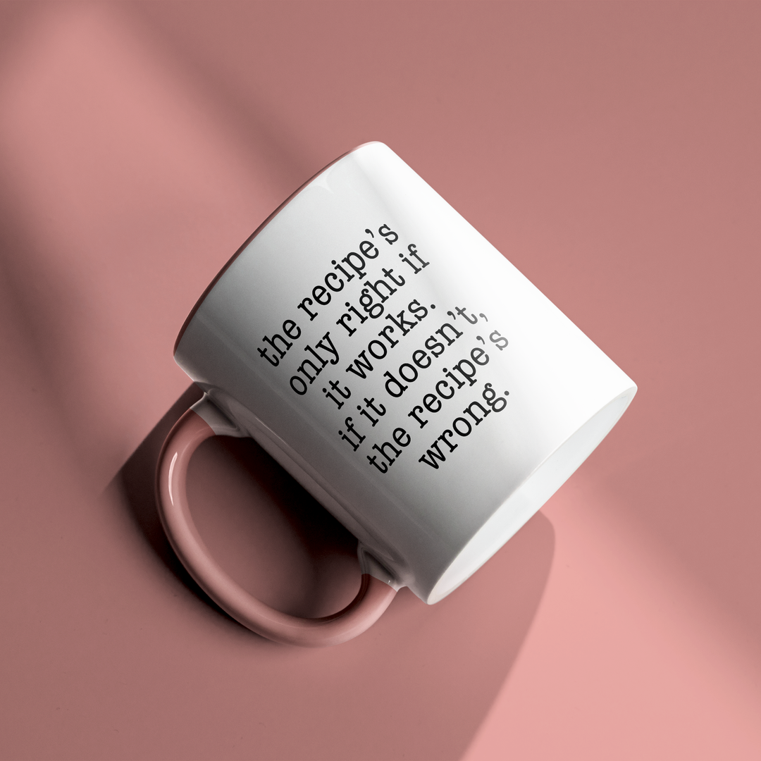 Recipe Truth Color Accent Mug