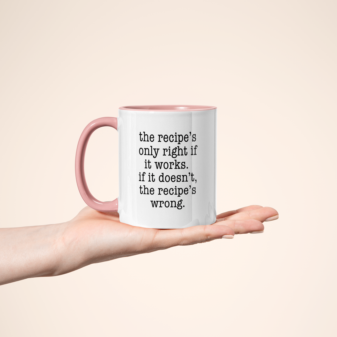 Recipe Truth Color Accent Mug