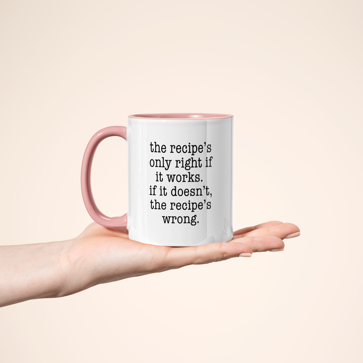 Recipe Truth Color Accent Mug
