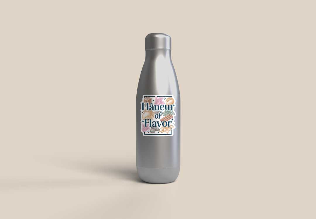Flâneur of Flavor Vinyl Sticker