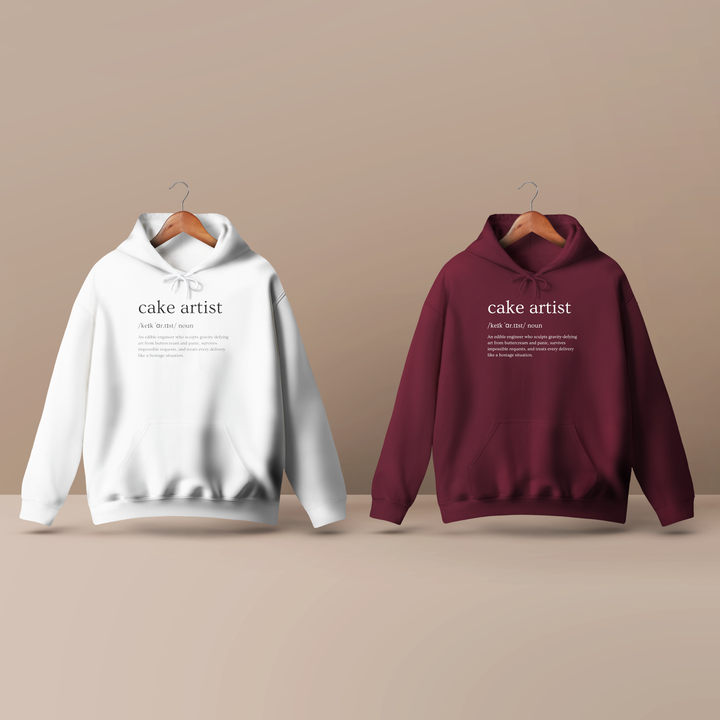 Cake Artist Definition Heavy Blend Hoodie