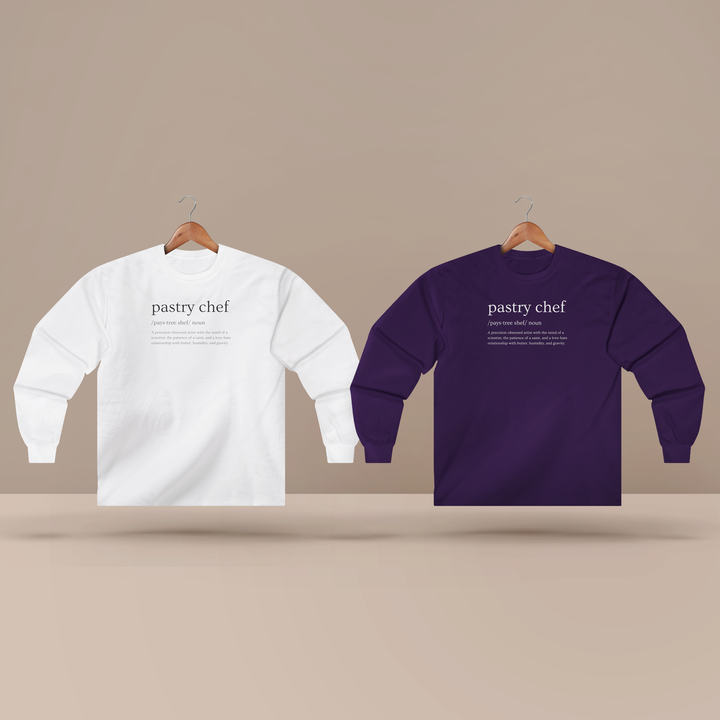 Pastry Chef Definition Long Sleeve T-Shirt
