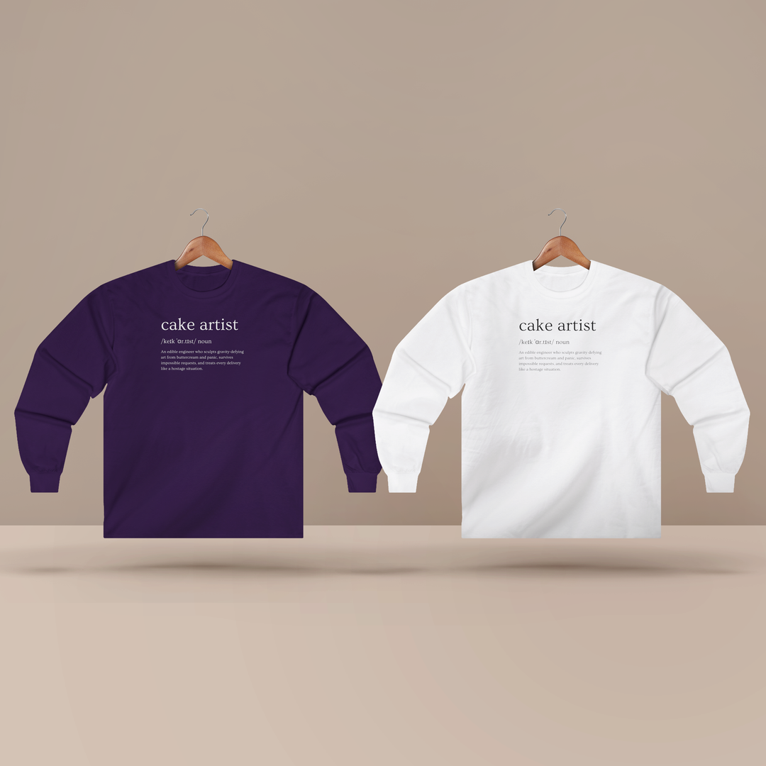 Cake Artist Definition Long Sleeve T-Shirt