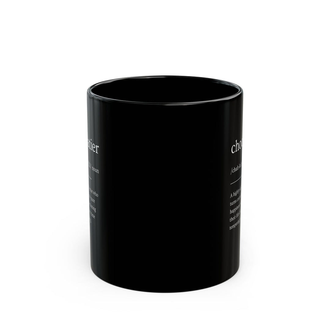 Chocolatier Definition Black Mug