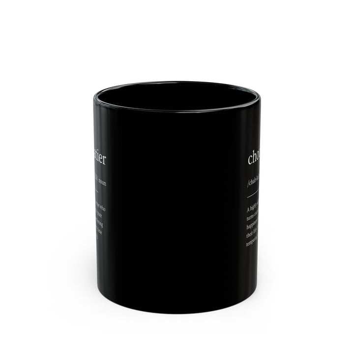 Chocolatier Definition Black Mug