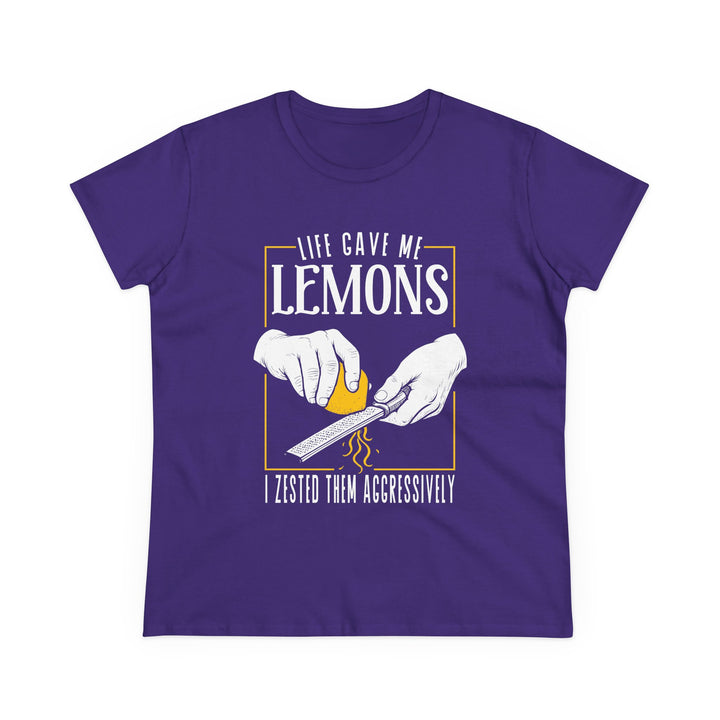 Life Gave Me Lemons Women's Cotton T-Shirt