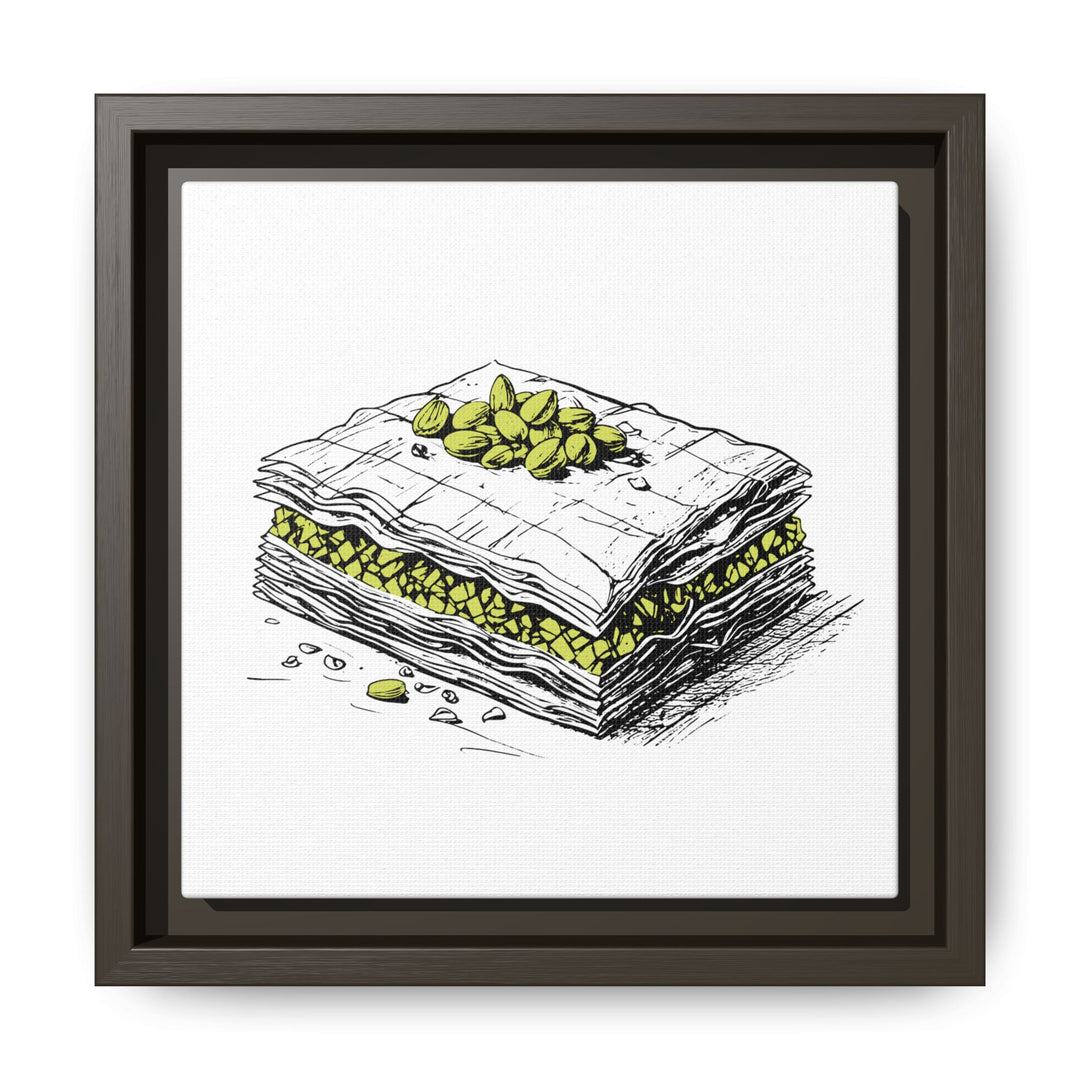 Baklava Canvas with Floating Frame