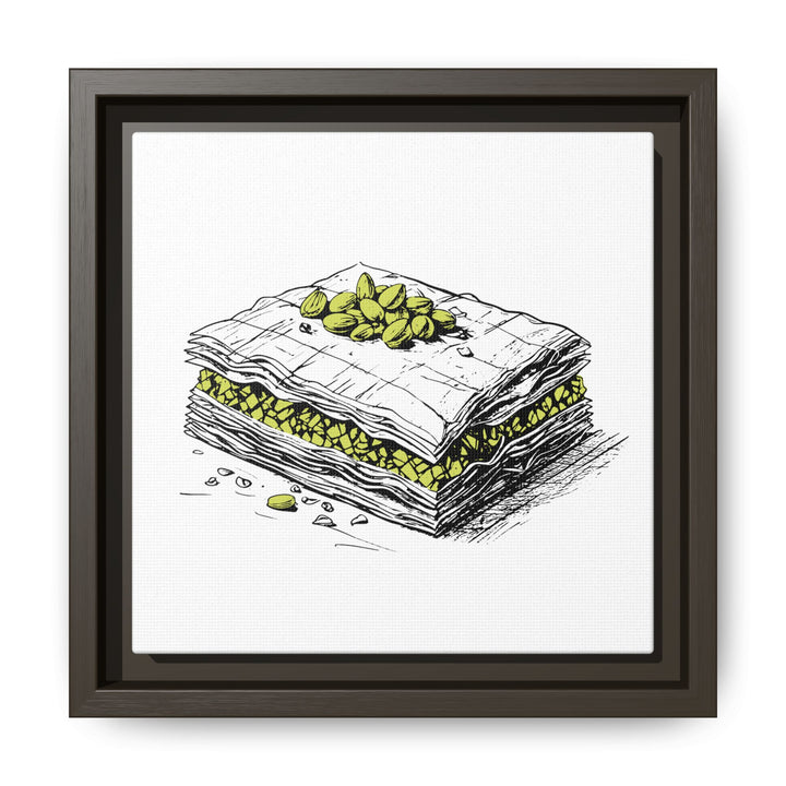 Baklava Canvas with Floating Frame