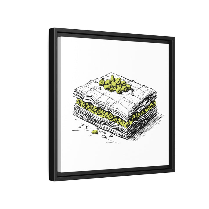 Baklava Canvas with Floating Frame