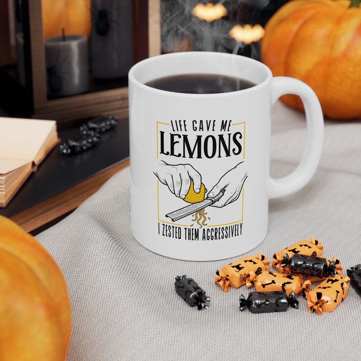 LIfe Gave Me Lemons White Mug