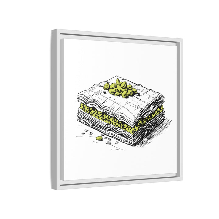 Baklava Canvas with Floating Frame