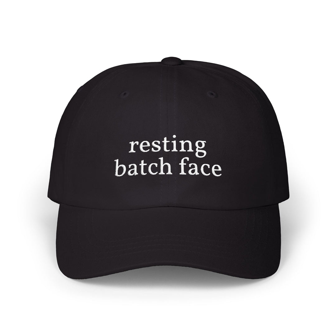 Resting Batch Face Embroidered Hat