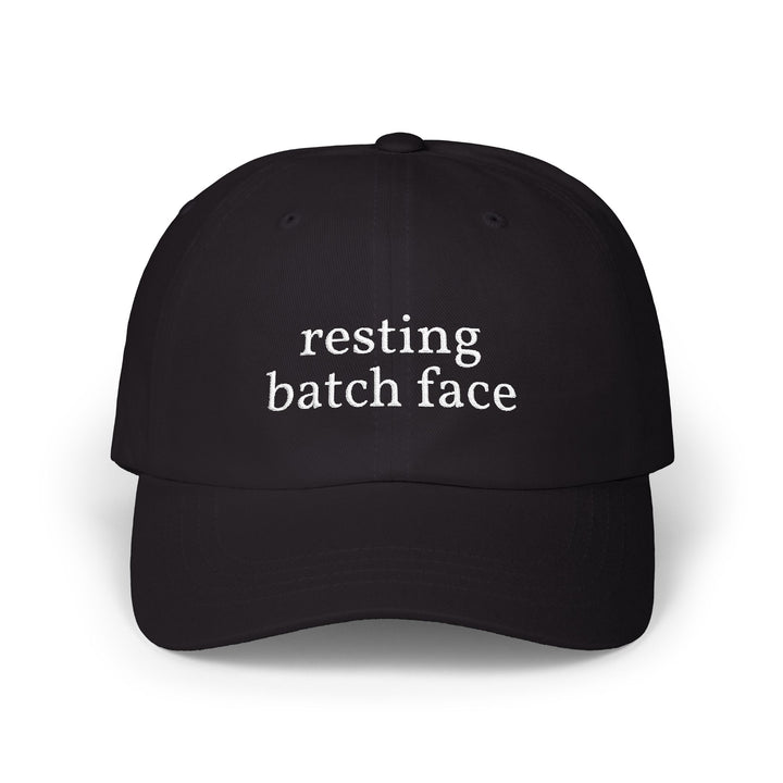 Resting Batch Face Embroidered Hat