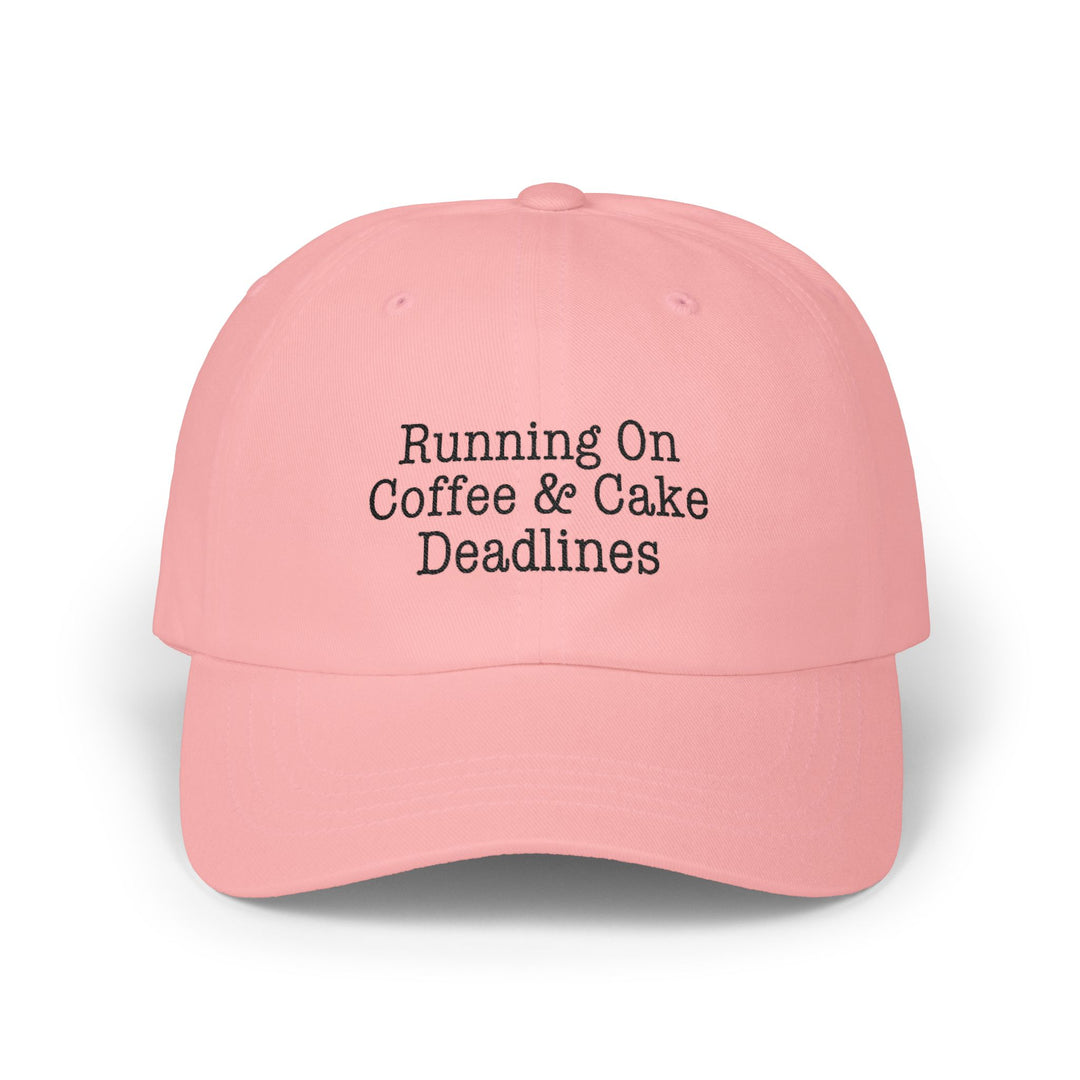 Coffee & Cake Deadlines Embroidered Hat