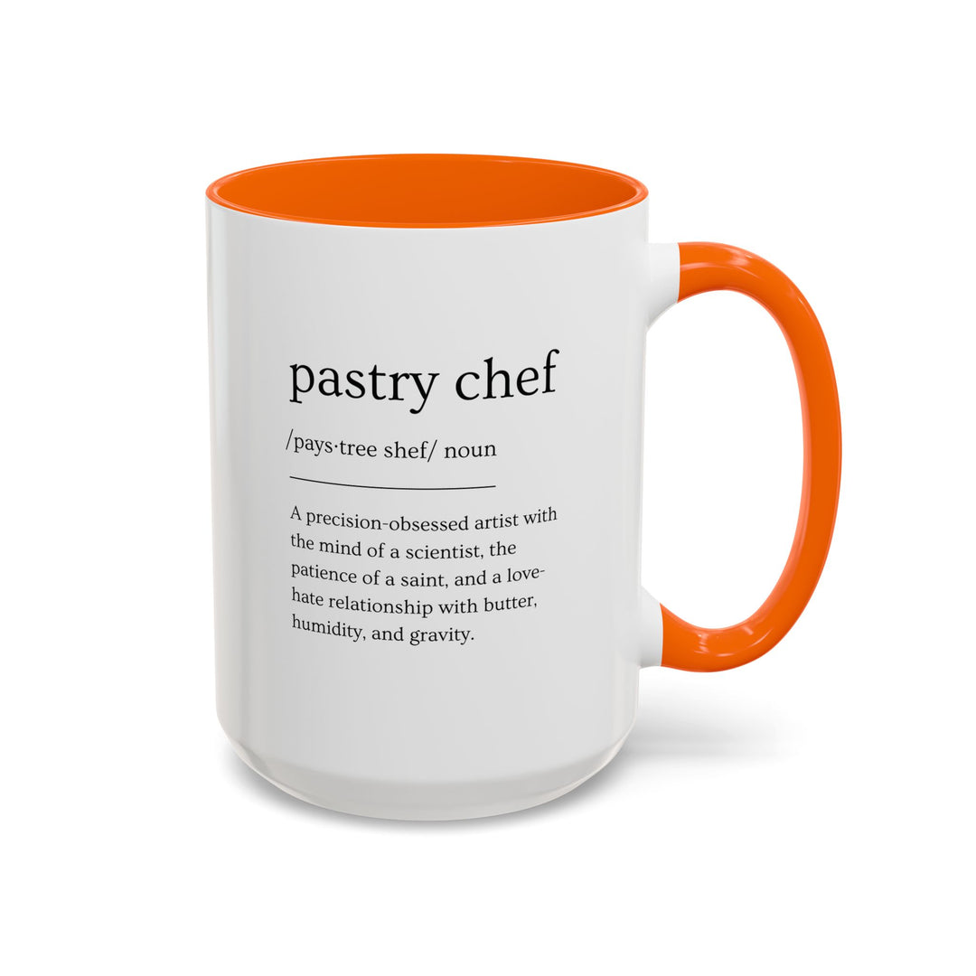 Pastry Chef Definition Color Accent Mug