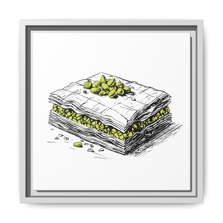 Baklava Canvas with Floating Frame