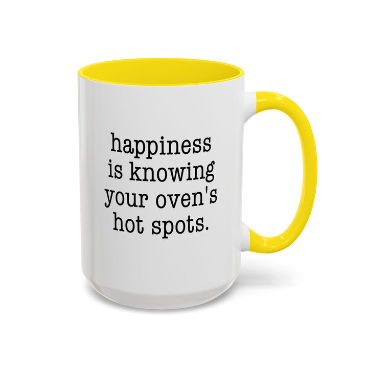 Knowing Your Oven's Hot Spots Color Accent Mug