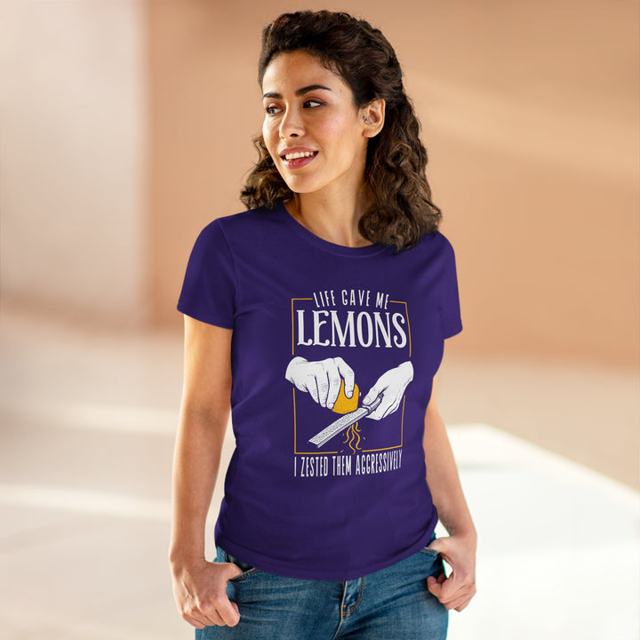 Life Gave Me Lemons Women's Cotton T-Shirt