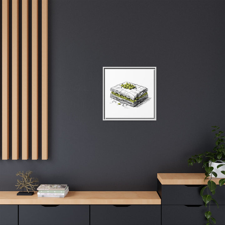 Baklava Canvas with Floating Frame