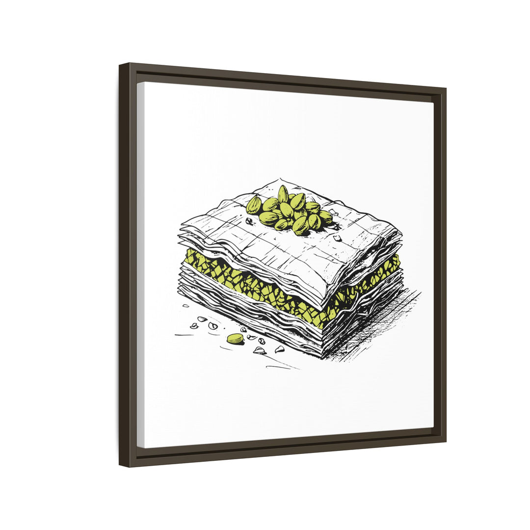 Baklava Canvas with Floating Frame