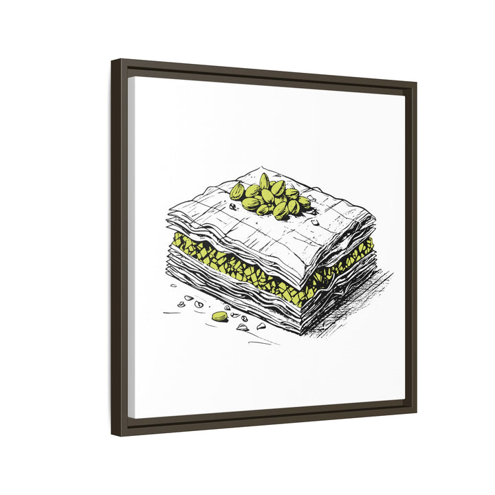 Baklava Canvas with Floating Frame