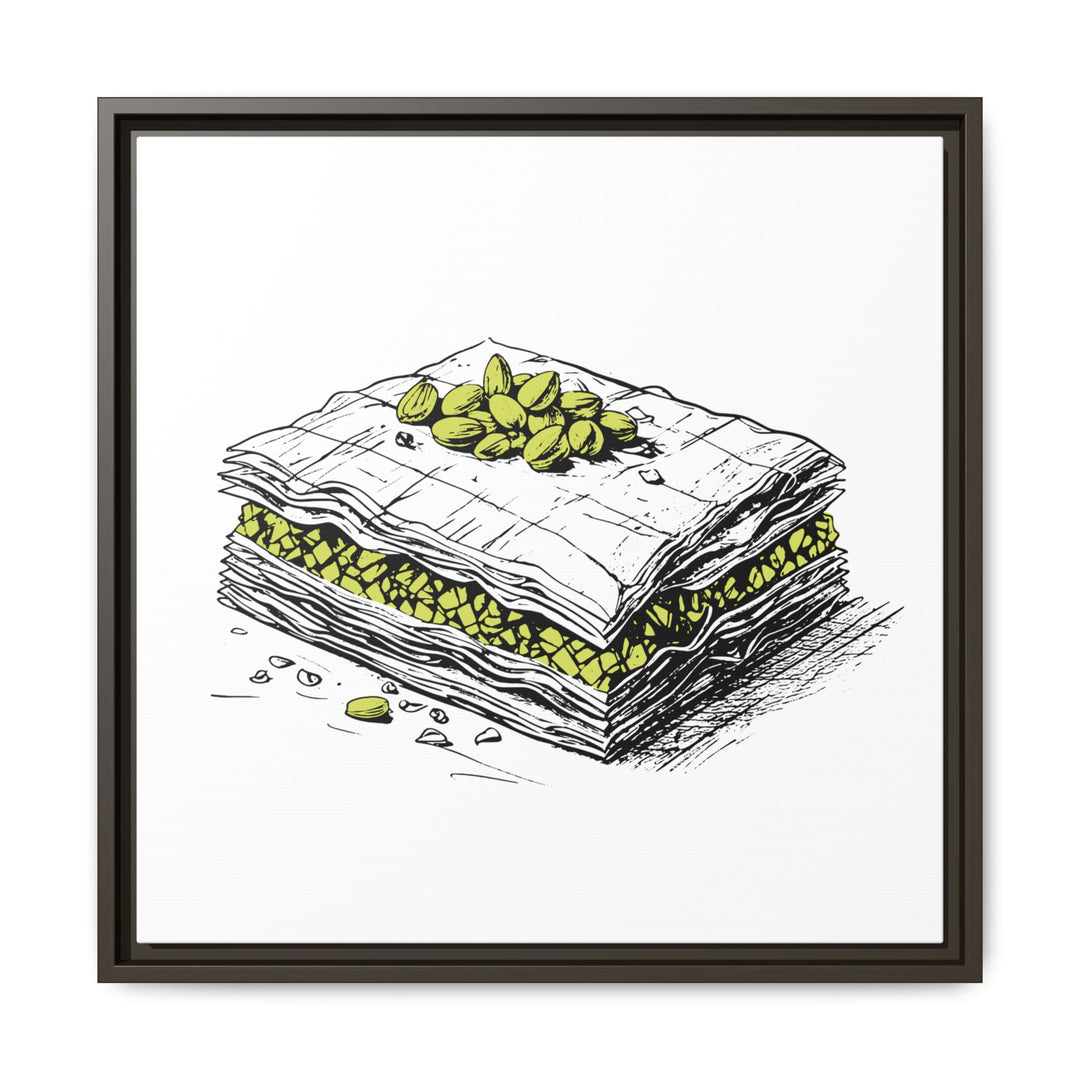 Baklava Framed Canvas