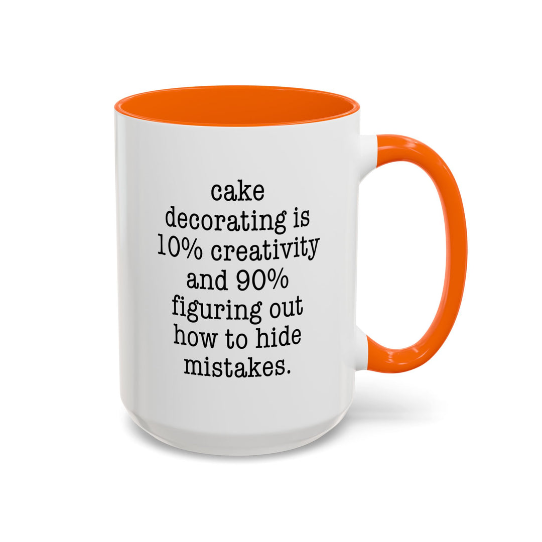 Cake Decorating Truth Color Accent Mug
