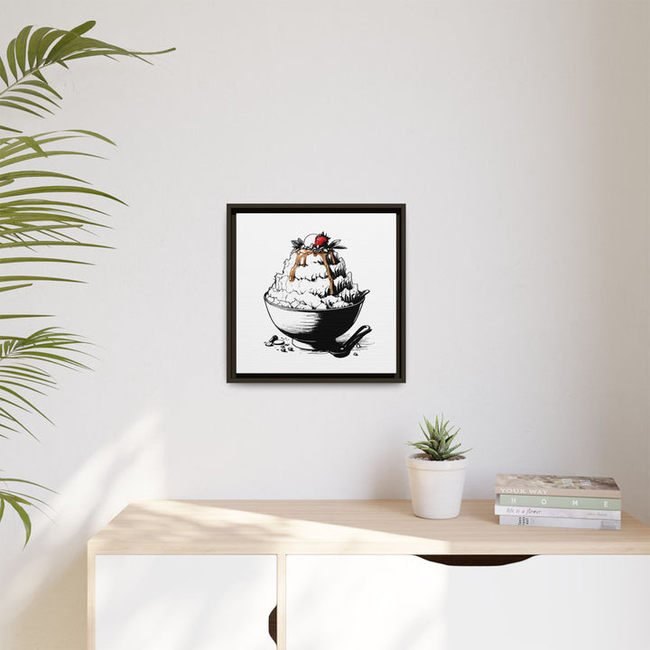 Bingsu Canvas with Floating Frame
